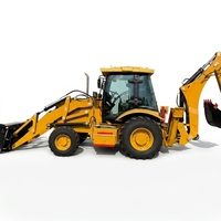 Mesin Penggali dan Pemuat Backhoe Loader 8 Ton Efisiensi Tinggi untuk Lokasi Proyek