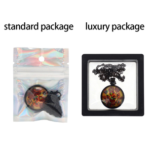 Kalung foto kustom liontin kaca rantai dengan Museum karya seni untuk hadiah Natal hadiah promosi bisnis - Product Image 6