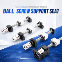 Ball Screw SFI 4010 Diameter 32mm, Lead 5mm, Bantalan Baja Krom, Kapasitas Beban Tinggi untuk Mesin CNC, Otomatisasi Pabrik