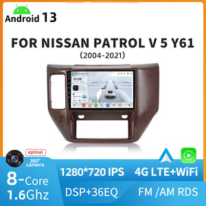 Android 13 Auto Car Radio 1280*720 IPS Car-play 4G LTE Navigator para NISSAN PATROLV5 Y61 2004-2021 - Product Image 4