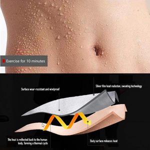 Combinaison de sauna FOXA pour femmes, veste et pantalon en polyester noir, pour la perte de poids, la salle de sport, la maison - Product Image 4