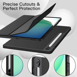 Funda para Samsung <span class=keywords><strong>Galaxy</strong></span> Tab S10 FE Plus/S10 FE+ de 13.1 Pulgadas con Soporte para Lápiz, TPU Suave, Plegable en Tres Partes, Protectora - Product Image 3