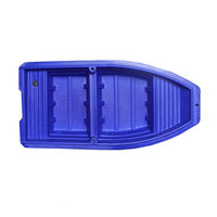 Bateaux de pêche en plastique rotomoulé OEM & ODM personnalisés Conception de bateaux de récupération élargis et épaissis