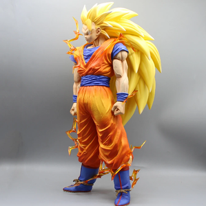Nuevo 47CM dragón DBZ Son Goku Anime PVC figura de acción estatua Unisex <span class=keywords><strong>Kakarotto</strong></span> juguete de modelos coleccionables estilo de dibujos animados - Product Image 4