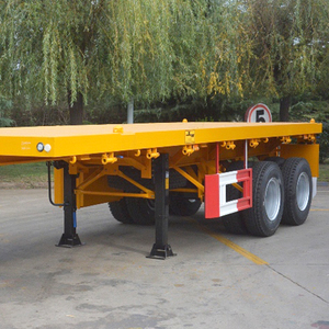 공장 직영 20톤 저상 화물 트럭 40톤 좋은 가격 및 품질의 2축 평판 트레일러 - Product Image 3