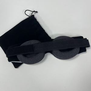 Máscara de sueño contorneada 3D con copas de ojo desmontables 100% máscara de ojo de algodón de espuma viscoelástica opaca ligera con correa ajustable - Product Image 6