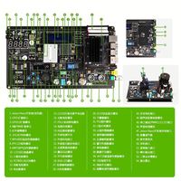 Carte de développement IA Chuanglebo Jetson Nano B01 2021 - Carte d'expérimentation avec capteurs radar et visuels embarqués sous Linux OS