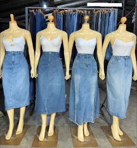 Robes maxi en jean pour femmes, nouvelles <span class=keywords><strong>jupes</strong></span> de travail, <span class=keywords><strong>jupes</strong></span> courtes en jean. Ventes directes d'usine et vente en gros. - Product Image 3