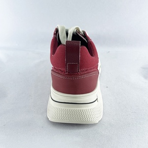 Duo Series Chống Mài Mòn Dày đế Retro Giày Vải Người Đàn Ông Của Và Phụ Nữ Của Phong Cách Hợp Thời Trang Hội Đồng Quản Trị Giày Thấp Top Giày Màu Đỏ - Product Image 2