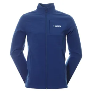 Custom logo embroidered performance lightweight rain waterproof golf wind full waterproof winter jacket men