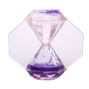 <span class=keywords><strong>Sablier</strong></span> rotatif à mouvement liquide en acrylique, jouet anti-stress, ornement décoratif à effet d'huile - Product Image 1