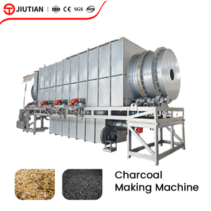 Ligne de production de carbonisation continue pour coques de noix de coco, sciure de bois, crédits carbone, usine de carbonisation de biomasse - Product Image 5