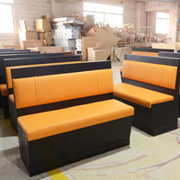 Chaises de salle à manger demi-circulaires modernes en métal pour la restauration (vente en gros)