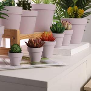 Macetas de Terracota Rosa de 2.5 Pulgadas con Orificios de Drenaje, Ecológicas, Duraderas, Pequeñas, Mini Macetas de Cerámica para Cactus y Flores - Product Image 3