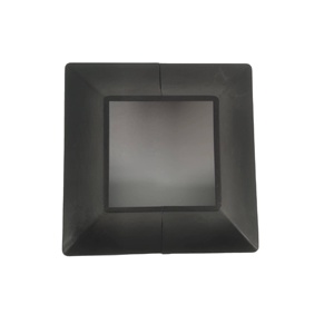 ฝาครอบเสารั้วพลาสติกแบบแยกส่วน2 ''x 2'' ฝาครอบแผ่นฐานดีไซน์ยอดนิยม