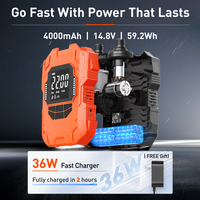 Pompe à air portable légère Gicle 887L DC 12V pour SUP, système de fixation sans outils, eaux offshore, rechargeable, électrique, écologique