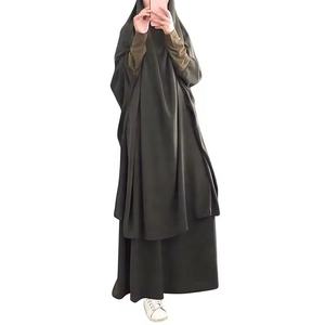 Nouvelle robe <span class=keywords><strong>africaine</strong></span> traditionnelle pour femmes, robe longue décontractée en coton de couleur unie à manches longues - Product Image 5