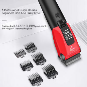 Nuovo FK-9003 elettrico Resuxi per animali domestici 2000mAh grande lama in ceramica Pro tagliacapelli per cani 6 pettini guida - Product Image 5