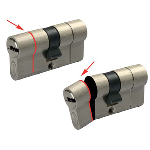 Cylindre en laiton européen S4000 EVOLUTION 4000.3030.03 POTENT avec système de rupture central résistant aux coupures de 60 mm en alliage de zinc - Product Image 3