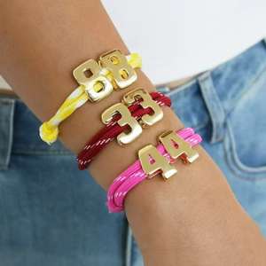 Cuentas de Burbuja con Orificio Grande y Superficie Lisa, Números <span class=keywords><strong>del</strong></span> 0 <span class=keywords><strong>al</strong></span> 9, Accesorios de Joyería DIY, Cuerda Tejida a Mano, Venta <span class=keywords><strong>al</strong></span> por Mayor - Product Image 4