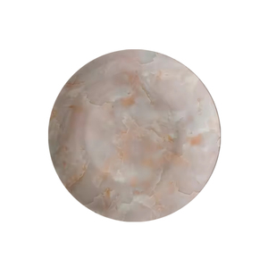 Assiettes de luxe en porcelaine à motif marbre de 10,5 pouces, assiettes rondes pour usage domestique, ensembles d'assiettes au design élégant - Product Image 1