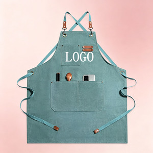 Grembiule da Salone Regolabile Facile da Indossare con Tasche Multifunzione, Vari Colori, Logo Personalizzato, per Trattamenti Sopracciglia, Ciglia, Pasticceria, Salone per Animali - Product Image 3
