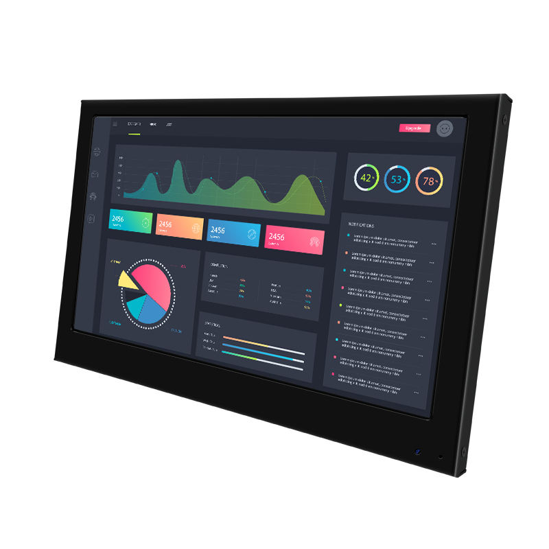 15.6 Inch LCD Monitor Aluminum Alloy Case IPS 1920x1080 Interface for VGA USB for Laptop Use