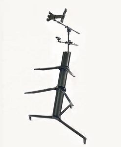 Soporte Universal <span class=keywords><strong>para</strong></span> <span class=keywords><strong>Teclado</strong></span> de Aleación de Aluminio, Soporte Doble <span class=keywords><strong>para</strong></span> <span class=keywords><strong>Teclado</strong></span> con Bolsa de Transporte - Product Image 6