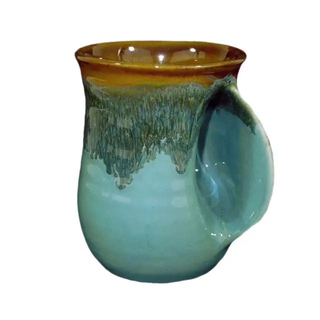 Personalizzata in ceramica del desktop scaldino tazza tazza di commercio all'ingrosso di mano più calda tazza