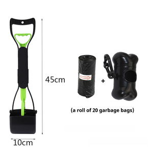 Meglio vendere Juicepet 45cm pieghevole cane <span class=keywords><strong>Pooper</strong></span> <span class=keywords><strong>Scooper</strong></span> pieghevole cane cacca Catcher strumento di pulizia efficiente smaltimento dei rifiuti animali domestici - Product Image 2