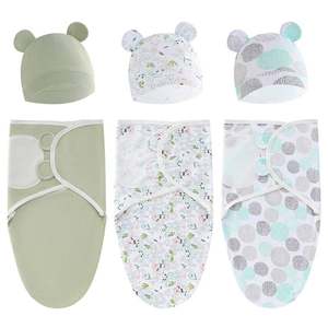 Envoltura para Recién Nacido, Saco de Dormir para Primavera y Otoño, Juego de Mantas para Bebé con Cierre de Velcro para Maternidad - Product Image 4