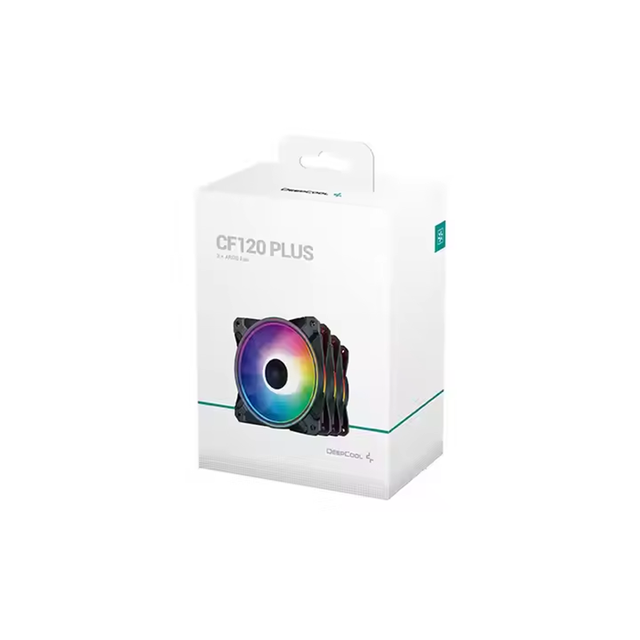 Best Price Deepcool Case Fans CF120 WH-3 in RGB-LED Case Fans for Gaming Computer Cooling Cooler PWM Fan