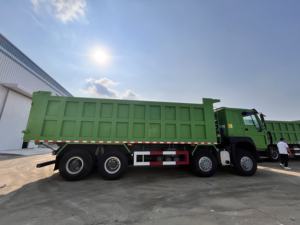 China Populaire Nieuwe Merk Sinotruk Howo Dump Truck 8X4 12 Wheeler 400hp 30 Kubieke Meter Dump Tipper Truck Te Koop In Gabon - Product Image 3