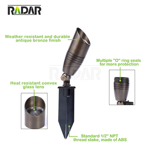 Stocked Landscape Spike <strong>Spotlight</strong> IP65 <strong>LED</strong> Illumination Decoration for Outdoor Garden AC DC <strong>12V</strong> Power Supply - Product Image 4