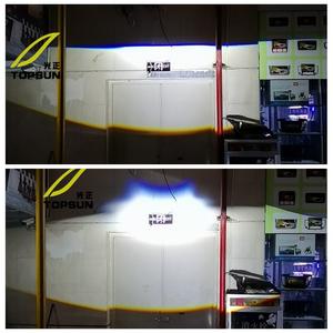 FANKAI Lente de Proyector Bi-Xenón LED de 2.5 Pulgadas, Lámpara Antiniebla de Aluminio con Luz Blanca/Amarilla/Verde Lima para Conversión de 6 Luces Altas/Bajas - Product Image 4