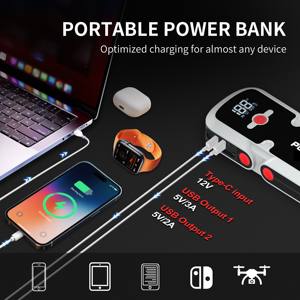 Портативное пусковое устройство и зарядное устройство для автомобиля 2000A Q3 - Product Image 6