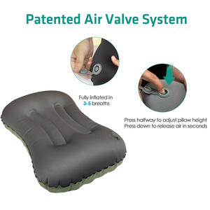 Esta Almohada Inflable Plegable para Camping Presenta un Diseño Grueso y Fresco, Se Infla Rápidamente y Es Fácil <span class=keywords><strong>de</strong></span> Guardar con Bolsa <span class=keywords><strong>de</strong></span> Almacenamiento - Product Image 6