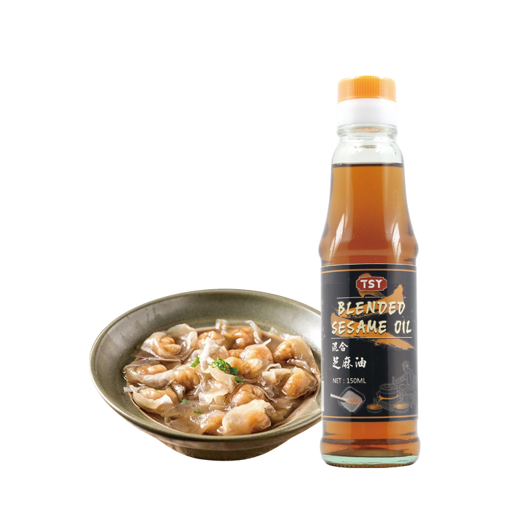 Стеклянная бутылка TSY Food Oem в стиле ресторана, чистые и смешанные курительные комбинации сои, смешанное масло семян кунжута для приготовления пищи