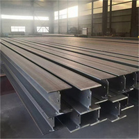Poutres en acier H structurelles laminées à chaud ou soudées sur mesure pour applications industrielles et de construction civile lourdes