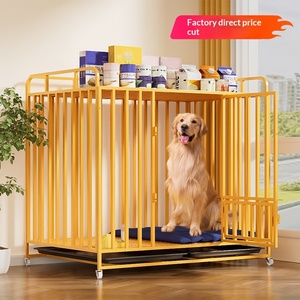 Jaula para Perros de Alta Resistencia de 125 cm con Seis Lados, Fácil de Limpiar, con Bandeja para Excrementos, para Interiores, para Perros Belgos Malinois Medianos y Grandes - Product Image 2