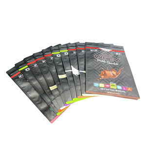 Sachets debout de 1 kg imprimés sur mesure, supplément de protéines d'animal de mer séché par sac, sacs d'échantillons de protéines en poudre - Product Image 1