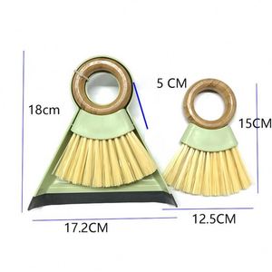 Portable Handheld Broom <b>Mini</b> Dustpan Cleaning Brush Set for <b>Desk</b> Bathroom Kitchen - Product Image 5