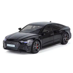 Modelo de Coche de Aleación 1:24 RS7 con Alerón Trasero Ajustable, Sonido y Luces, para Coleccionistas - Product Image 1