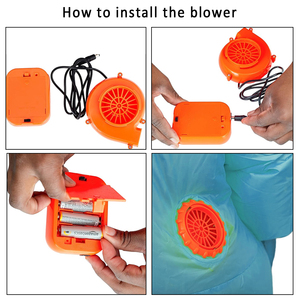 Kostum tiup warna-warni alat peraga hewan Unicorn anak-anak pesta Halloween kreatif - Product Image 4