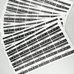 Etiquetas de código de barras autoadhesivas personalizadas, número de serie, etiqueta de impresión de código <span class=keywords><strong>QR</strong></span>, rollo de pegatinas de embalaje impermeables de datos variables - Product Image 6