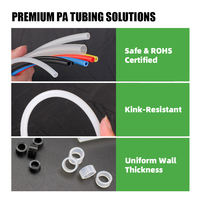 Tuyau pneumatique personnalisé en PA6/PA12 pour systèmes pneumatiques et hydrauliques, tuyau en nylon, tuyau flexible en nylon