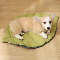Lit pour chat écologique pur coton épaissi feuille forme chien et chat lit Cage tapis chien maison