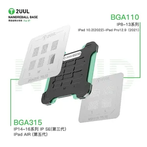 Plateforme de rebillage magnétique double face 2UUL BH16 NAND REBALL BASE pour la réparation de la carte mère par soudure de la mémoire <span class=keywords><strong>flash</strong></span> NAND de la série LP - Product Image 5