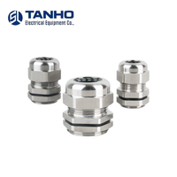 Manchon d'étanchéité TANHO NPT 1 1/2 en laiton nickelé, résistant à l'eau et à la poussière IP68, pour câbles métalliques haute tension