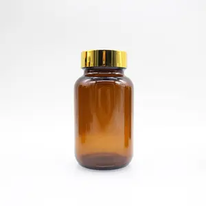 Thủy tinh dược phẩm Viên nang chai 80cc 100cc 150cc 200cc y học vitamin bổ sung chai container
